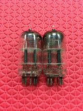 Load image into Gallery viewer, Matched Pair Tung-Sol 12AV7 Vacuum Tubes Black Plate
