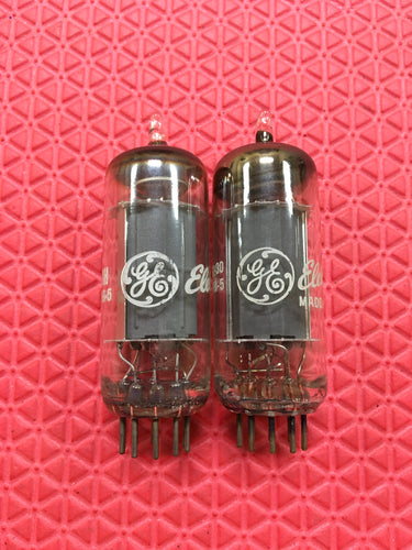 2 General Electric GE 6JH8 Vacuum Tubes Valves NOS NIB Lot Of Two