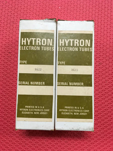 Matched Pair Hytron 1622 Industrial Vacuum Tubes Valves NOS NIB