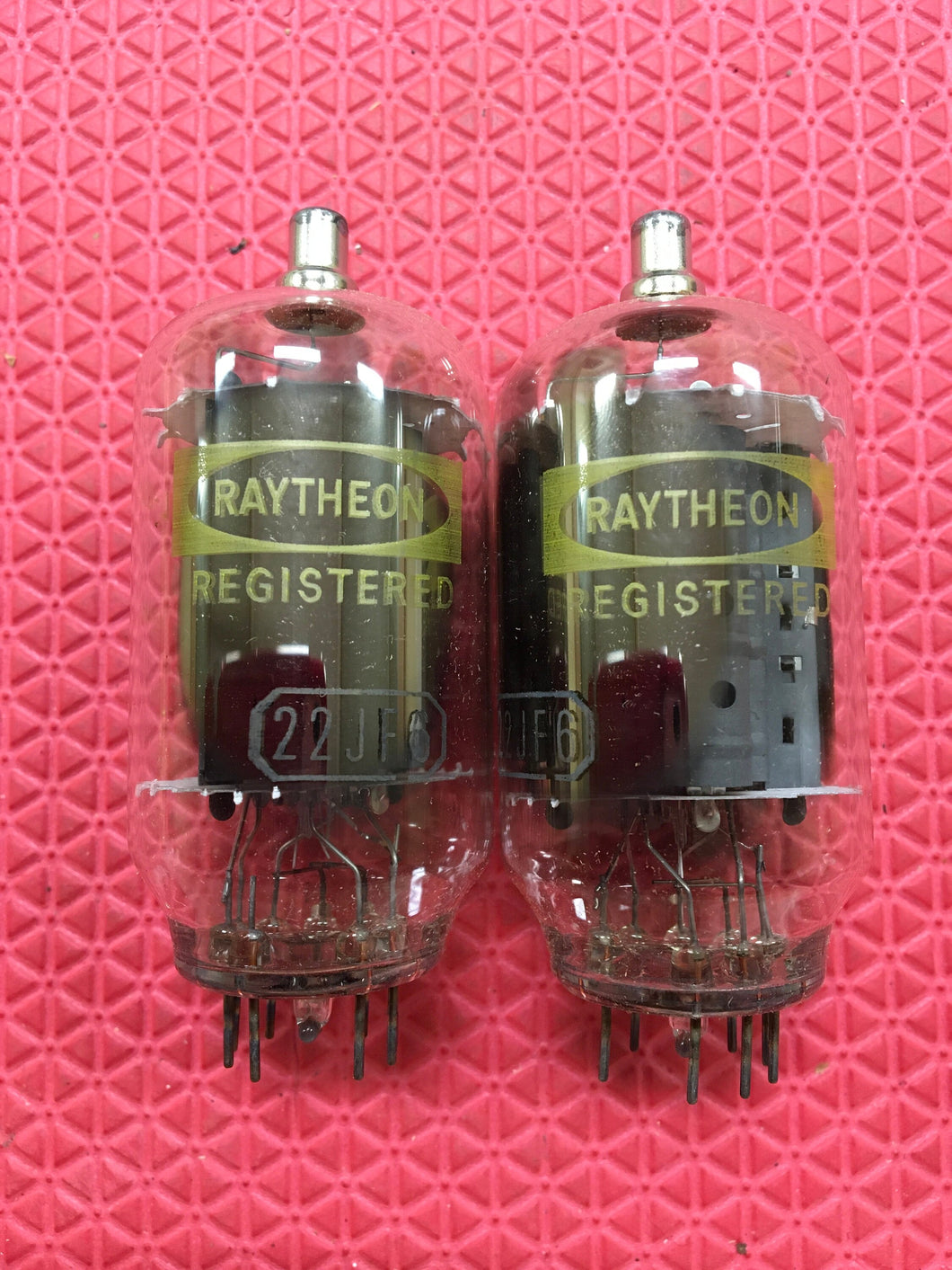 2 Raytheon 22JF6 22KM6 22JU6 Vacuum Tubes Valves NOS NIB Lot Of Two