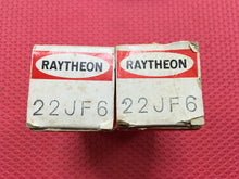 Load image into Gallery viewer, 2 Raytheon 22JF6 22KM6 22JU6 Vacuum Tubes Valves NOS NIB Lot Of Two
