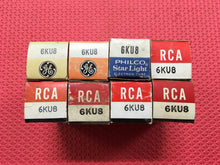 Load image into Gallery viewer, 8 US-Made 6KU8 Vacuum Tubes Valves NOS NIB Lot Of Eight
