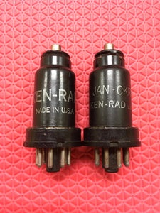 2 Ken-Rad 6A8 Vacuum Tubes Valves Lot Of Two