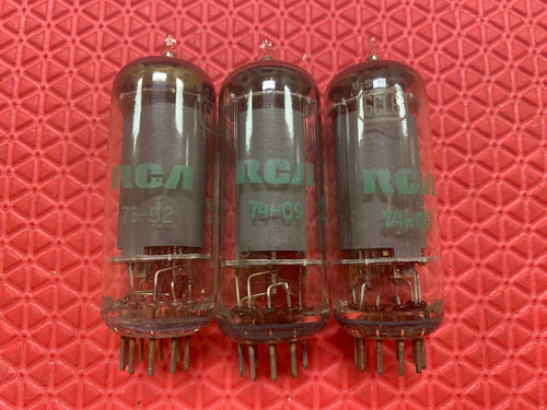 3 RCA 6CL6 JAN6CL6 Vacuum Tubes Valves NOS NIB Milspec Lot Of Three