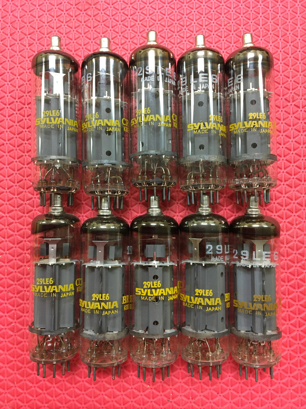 10 Sylvania 29LE6 Vacuum Tubes Valves NOS NIB Lot Of Ten