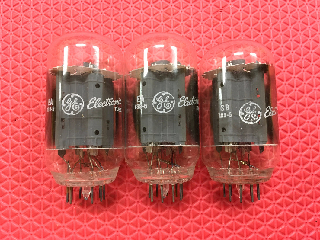 3 General Electric GE 17KV6 Vacuum Tubes Valves NOS NIB Lot Of Three