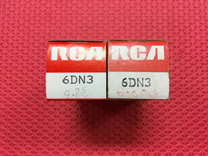 2 RCA 6DN3 Vacuum Tubes Valves NOS NIB Lot Of Two