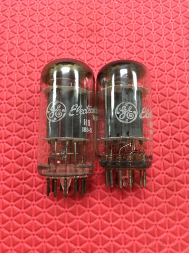 2 General Electric GE 6MJ8 Vacuum Tubes Valves NOS NIB Lot Of Two