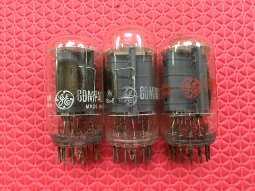 3 General Electric GE 6GF5 Vacuum Tubes Valves NOS NIB Lot Of Three