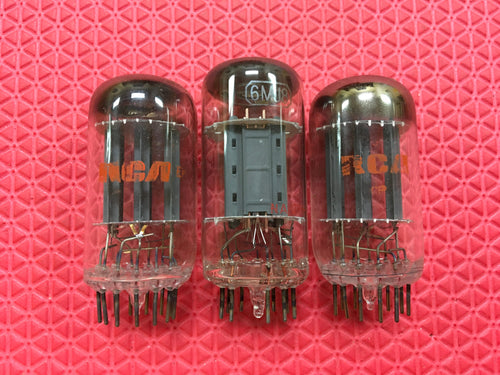 3 RCA 6MJ8 Vacuum Tubes Valves NOS NIB Lot Of Three