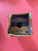 Load image into Gallery viewer, Raytheon 6F8 6F8G Vacuum Tube Valve NOS NIB 6SN7 Substitute With Adapter
