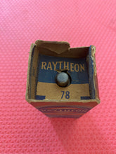 Load image into Gallery viewer, Raytheon Number Type 78 #78 Vacuum Tube Valve NOS NIB
