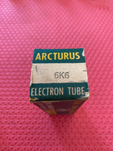 Load image into Gallery viewer, Arcturus 6K6 6K6GT Vacuum Tube Valve Black Bottle NOS NIB
