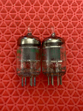 Load image into Gallery viewer, Matched Pair General Electric 5654 JAN-5654W 6AK5 6J1 6J2 Milspec Industrial Vacuum Tubes Valves NOS NIB
