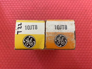 2 General Electric GE 10JT8 Vacuum Tubes Valves NOS NIB Lot Of Two