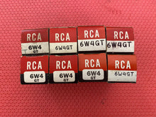 Load image into Gallery viewer, 8 RCA 6W4 6W4GT Vacuum Tubes Valves NOS NIB Lot Of Eight Octet
