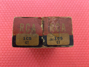2 RCA 1C5 1C5GT Vacuum Tubes Valves NOS NIB Lot Of Two