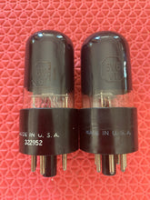 Load image into Gallery viewer, Matched Pair Tung-Sol 6V6 6V6GT Vacuum Tubes Valves Black Glass Solid Top
