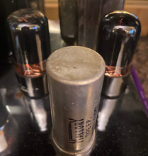 Load image into Gallery viewer, Matched Pair Tung-Sol 6V6 6V6GT Vacuum Tubes Valves Black Glass Solid Top
