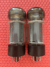 Load image into Gallery viewer, Matched Pair RCA Gray Plate 6L6 6L6GC Vacuum Tubes Valves NOS-Testing
