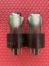Load image into Gallery viewer, Matched Pair Sylvania Bad Boy 12SN7 12SN7GT Vacuum Tubes Valves NOS-Testing
