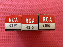 Load image into Gallery viewer, 3 RCA 6B10 Vacuum Tubes NOS NIB Lot Of Three
