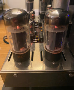 Matched Pair RCA Gray Plate 6L6 6L6GC Vacuum Tubes Valves NOS-Testing