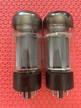 Load image into Gallery viewer, Matched Pair RCA Gray Plate 6L6 6L6GC Vacuum Tubes Valves NOS-Testing
