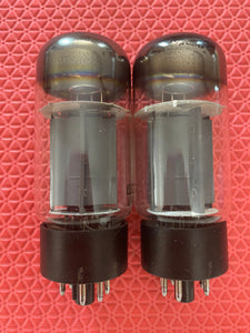 Matched Pair RCA Gray Plate 6L6 6L6GC Vacuum Tubes Valves NOS-Testing