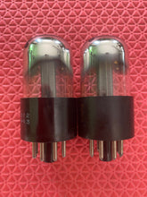 Load image into Gallery viewer, Matched Pair Sylvania Bad Boy 12SN7 12SN7GT Vacuum Tubes Valves NOS-Testing
