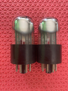 Matched Pair Sylvania Bad Boy 12SN7 12SN7GT Vacuum Tubes Valves NOS-Testing