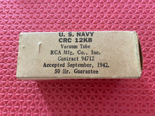 Load image into Gallery viewer, RCA 12K8 CRC12K8 VT132 Vacuum Tube Valve Milspec NOS NIB
