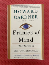 Load image into Gallery viewer, Howard Gardner Frames Of Mind The Theory Of Multiple Intelligences 20th Anniversary Edition Basic Books 978-0-465-02510-7
