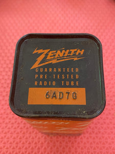 Zenith 6AD7 6AD7G Vacuum Tube Valve NOS NIB