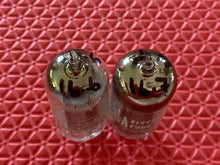 Load image into Gallery viewer, Matched Pair RCA 5963 12AU7 12AU7A Vacuum Tubes Valves Black Plate Industrial-Grade
