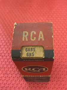 RCA 6AB5 6N5 Vacuum Tube Valve Indicator Magic Eye NOS NIB