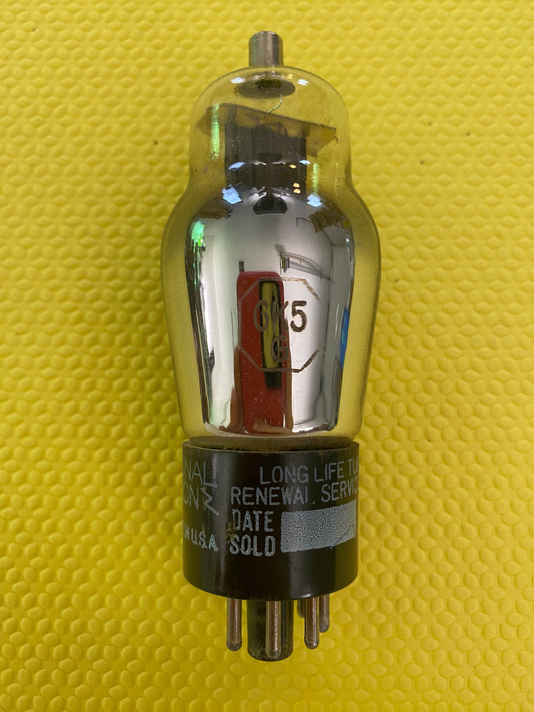 National Union NU 6K5 6K5G Vacuum Tube Valve NOS NIB
