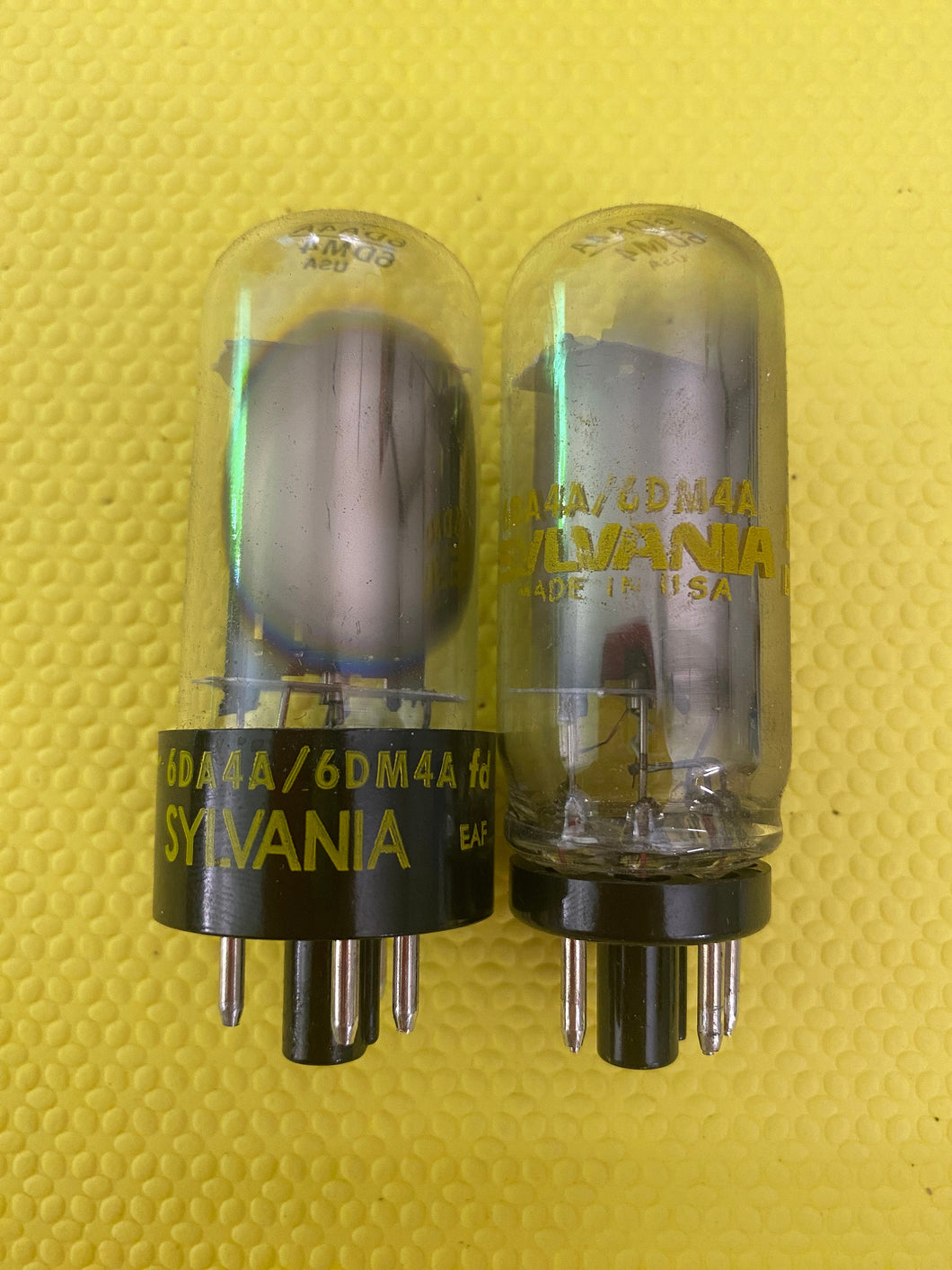2 Sylvania 6DA4 6DA4A 6DM4 6DM4A Vacuum Tubes Valves NOS NIB Lot Of Two