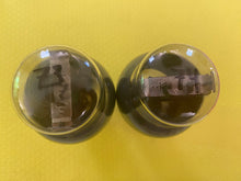 Load image into Gallery viewer, Matched Pair Sylvania Number Type 59 #59 Vacuum Tubes Valves Engraved Bases
