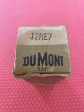 Load image into Gallery viewer, DuMont 12HE7 Vacuum Tube Valve NOS NIB
