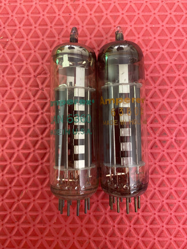 2 Amperex 6360 6360A Vacuum Tubes Valves NOS NIB Lot Of Two