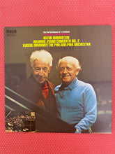 Load image into Gallery viewer, Artur Rubinstein Brahms: Piano Concerto Number 2 Eugene Ormandy The Philadelphia Orchestra Stereo Vinyl LP RCA Red Seal Records LSC-3253

