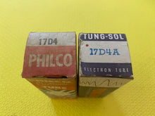 Load image into Gallery viewer, 2 US-Made 17D4 Vacuum Tubes NOS NIB Lot Of Two

