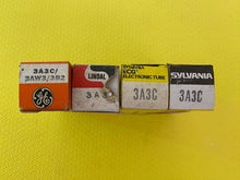 Load image into Gallery viewer, 4 US-Made 3A3 3A3C 3AW3 3B2 Vacuum Tubes Valves NOS NIB Lot Of Four
