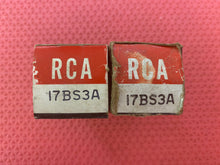 Load image into Gallery viewer, 2 RCA 17AY3 17AY3A 17BS3 17BS3A Vacuum Tubes Valves NOS NIB Lot Of Two
