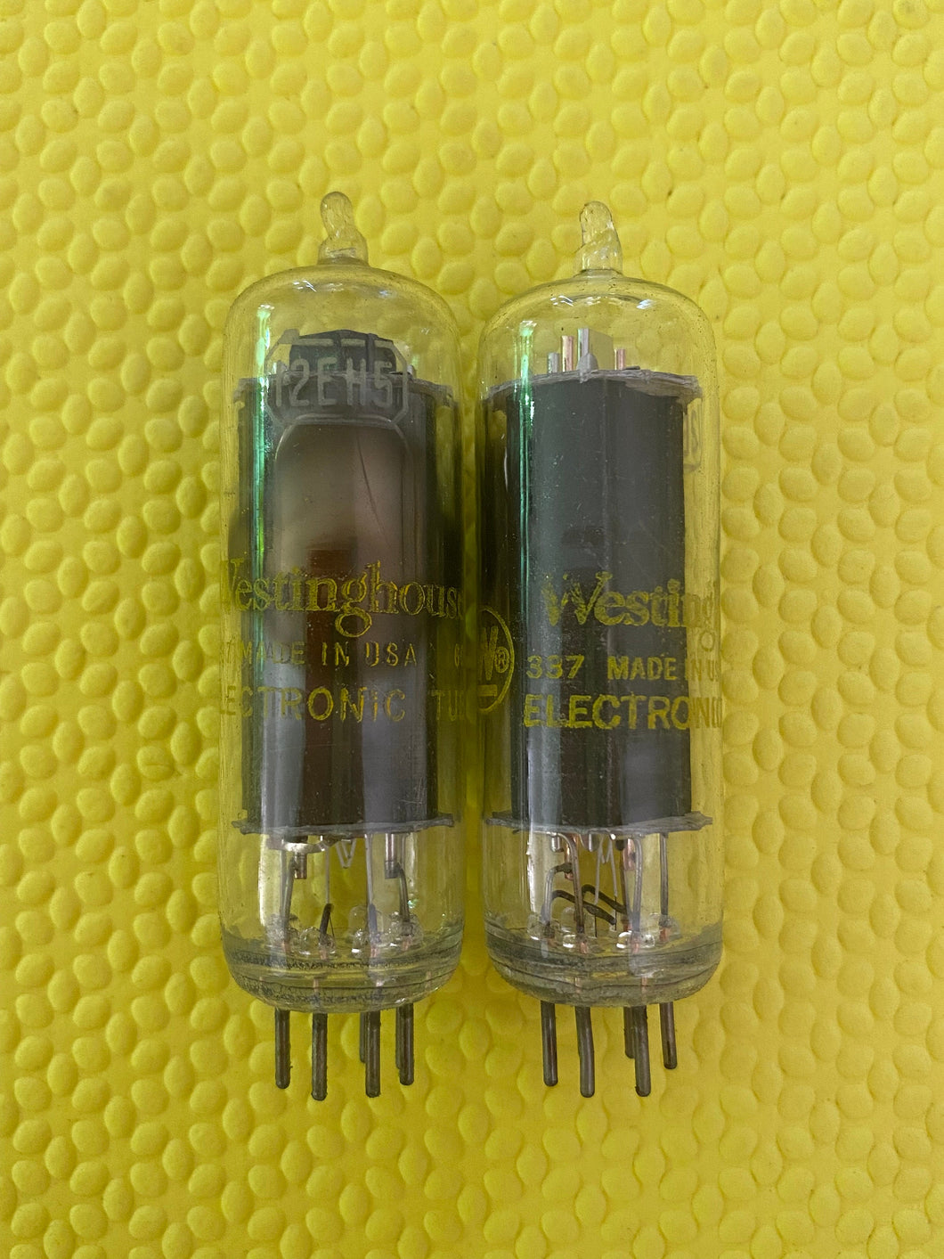 2 Westinghouse 12EH5 Vacuum Tubes Valves NOS NIB Lot Of Two