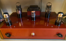 Load image into Gallery viewer, Matched Pair Sylvania 6SN7 6SN7GTB Vacuum Tubes Valves Black Wing Plate Silver Top NOS NIB
