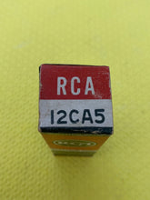Load image into Gallery viewer, RCA 12CA5 Vacuum Tube Valve Clear Top NOS NIB
