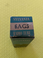 Load image into Gallery viewer, Sylvania 6AG5 Vacuum Tube Valve NOS NIB
