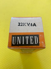 Load image into Gallery viewer, United 22KV6 22KV6A Vacuum Tube Valve NOS NIB
